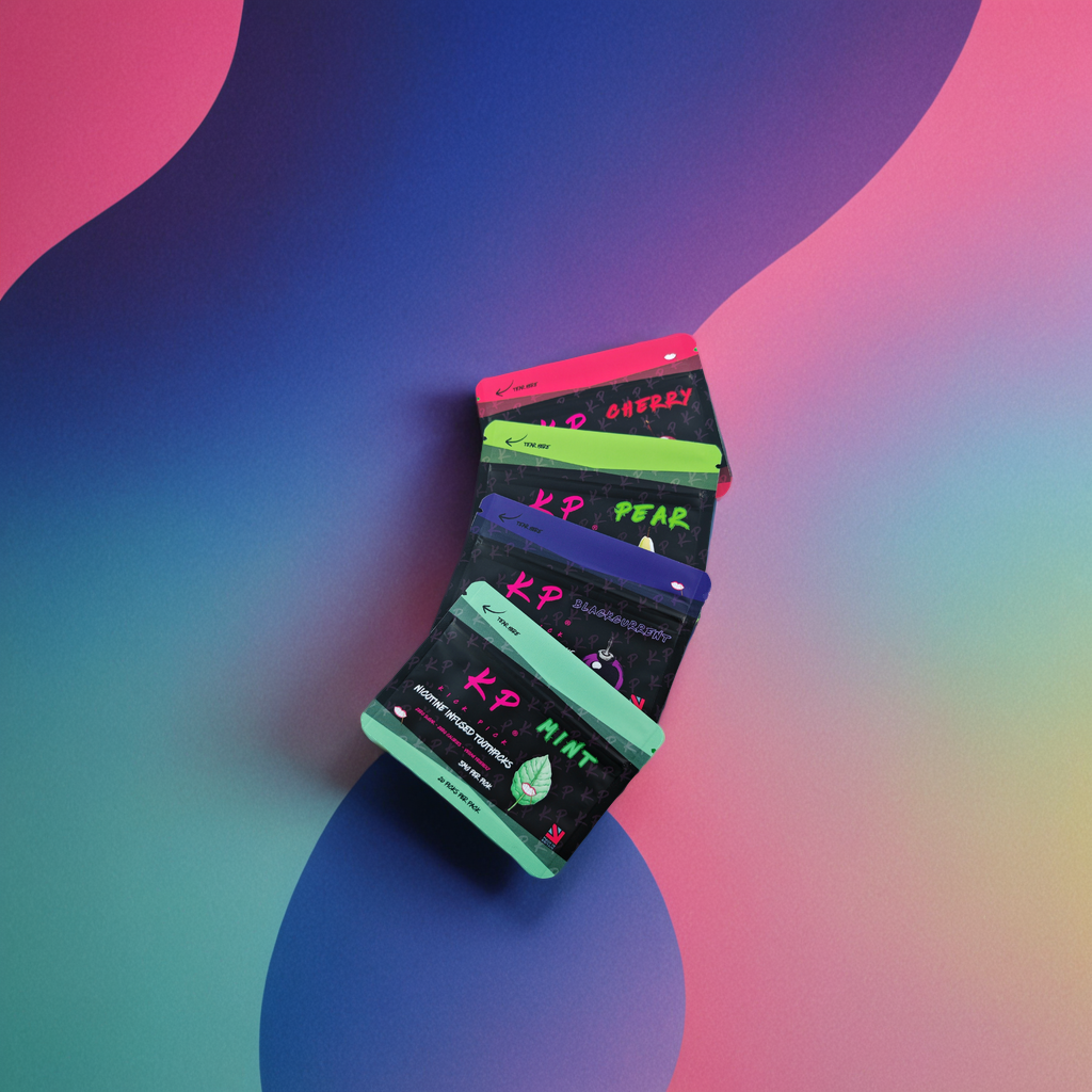 4 Flavor pack Nicotine infused toothpicks