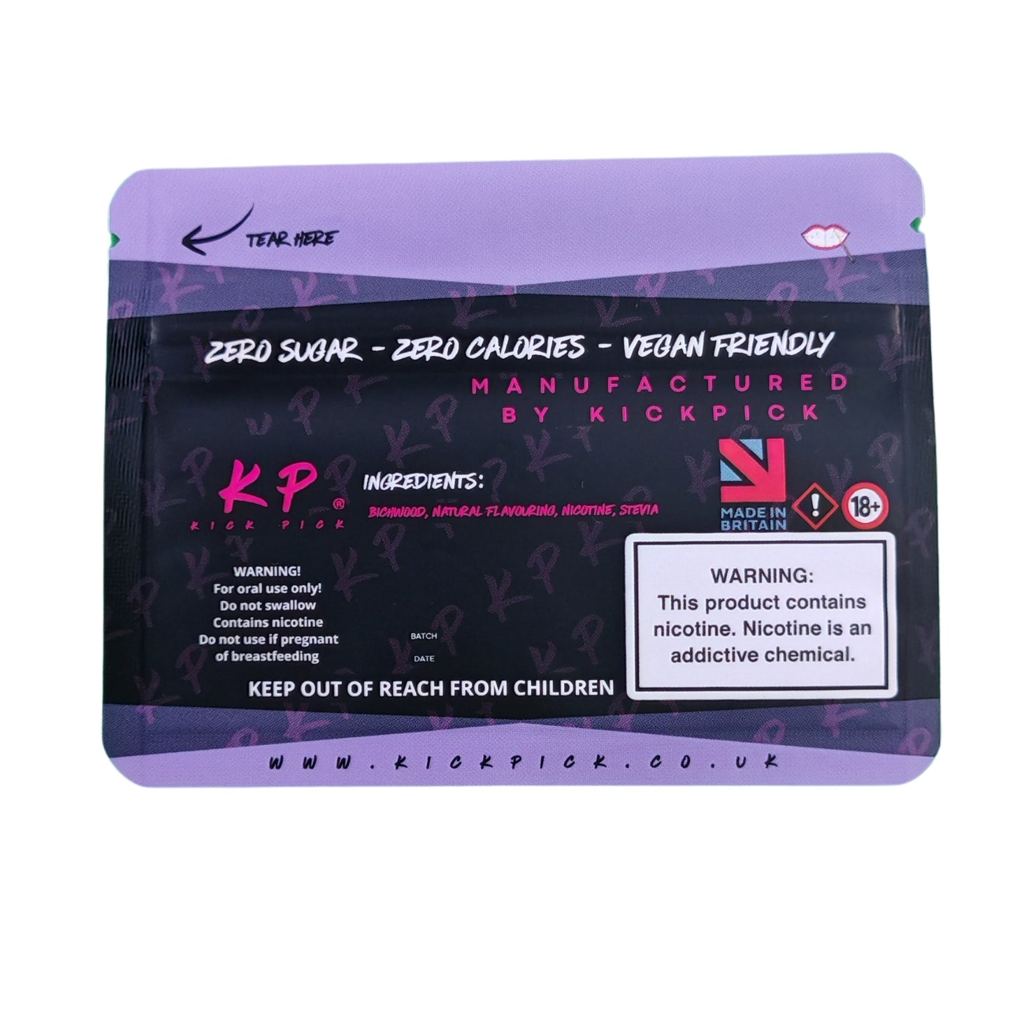 GRAPE Nicotine infused toothpicks